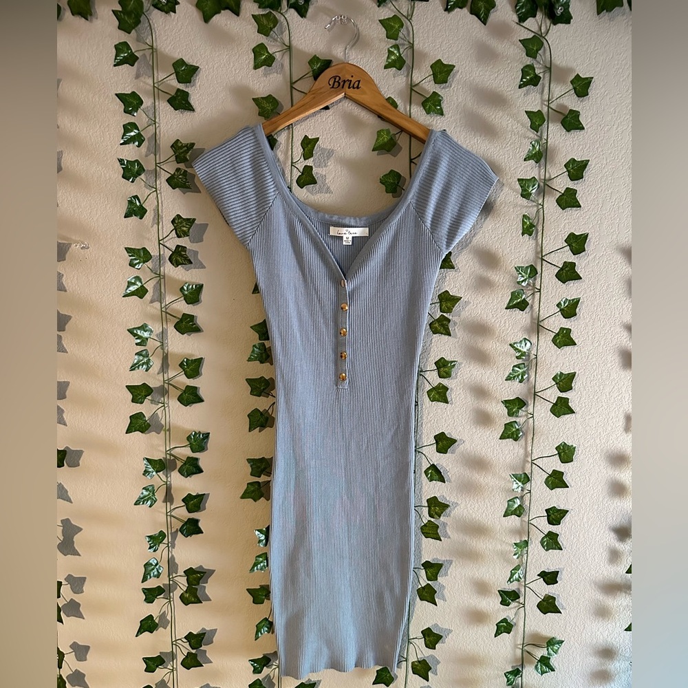 Love tree blue dress size medium
